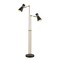 Z-Lite Soriano 2 Light Floor Lamp, Matte Black & Heritage Brass 728FL-MB-HBR - alternate 1